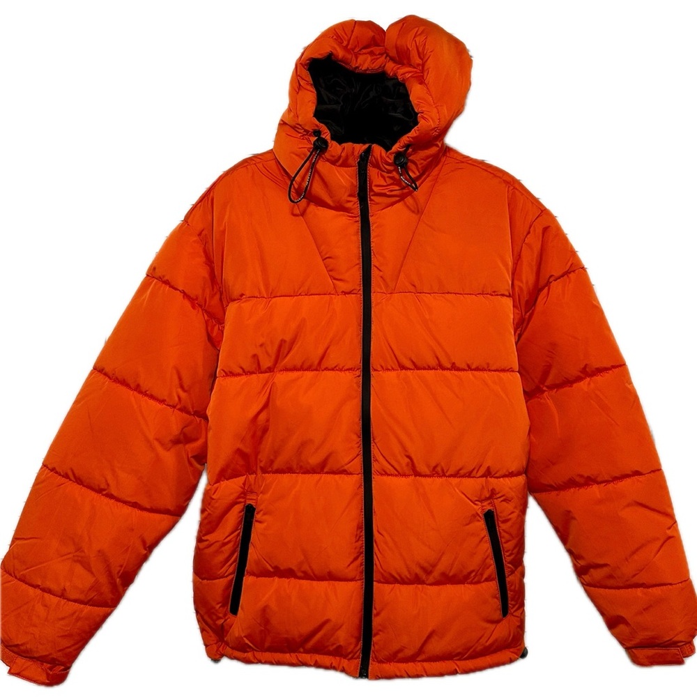 Orange H&M Puffer Jacket